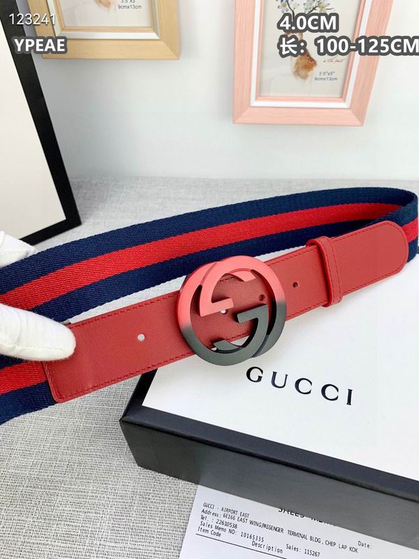 Gucci belt 40mmX100-125cm 8L (602)