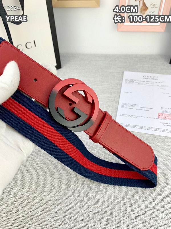 Gucci belt 40mmX100-125cm 8L (603)