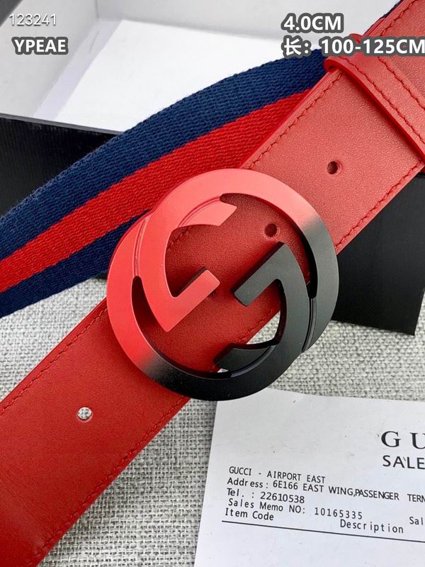 Gucci belt 40mmX100-125cm 8L (604)