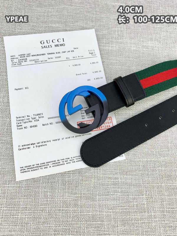 Gucci belt 40mmX100-125cm 8L (605)