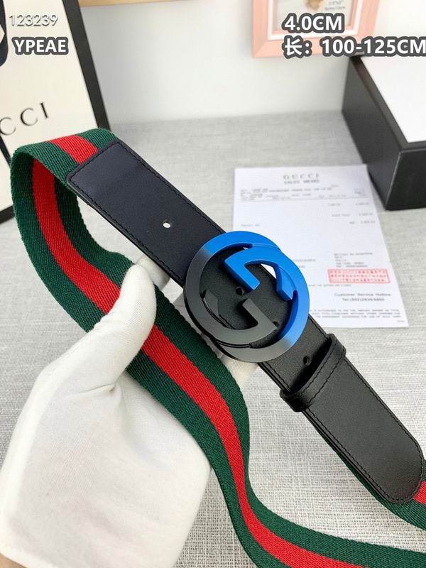 Gucci belt 40mmX100-125cm 8L (607)