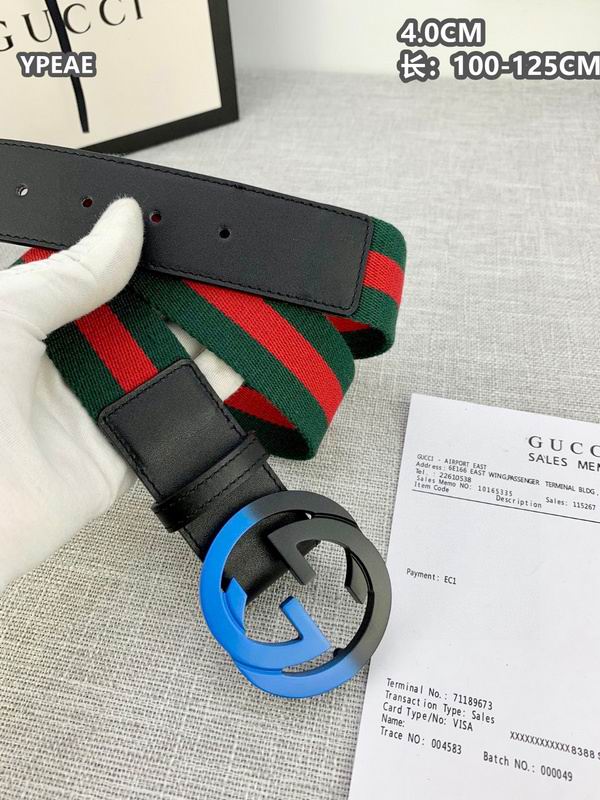 Gucci belt 40mmX100-125cm 8L (608)