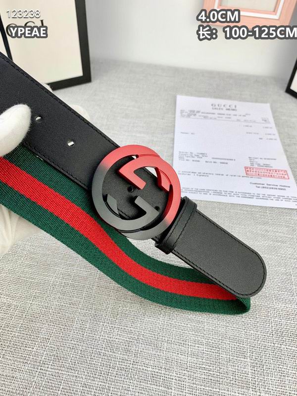 Gucci belt 40mmX100-125cm 8L (612)