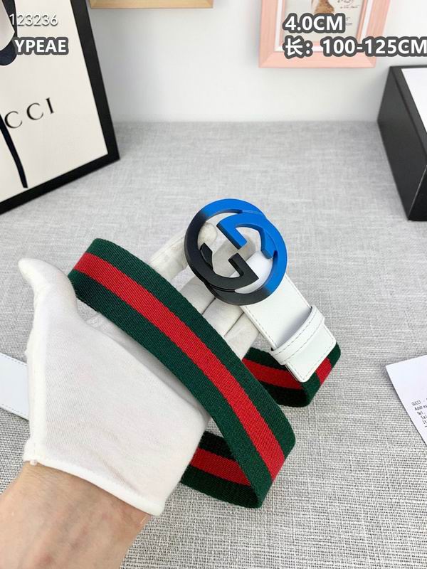 Gucci belt 40mmX100-125cm 8L (614)