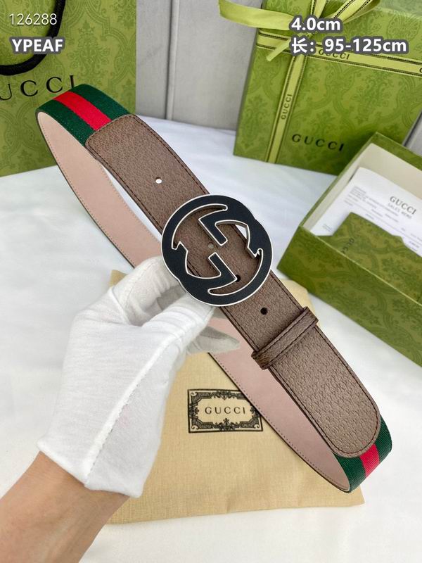Gucci belt 40mmX95-125cm 8L (10)