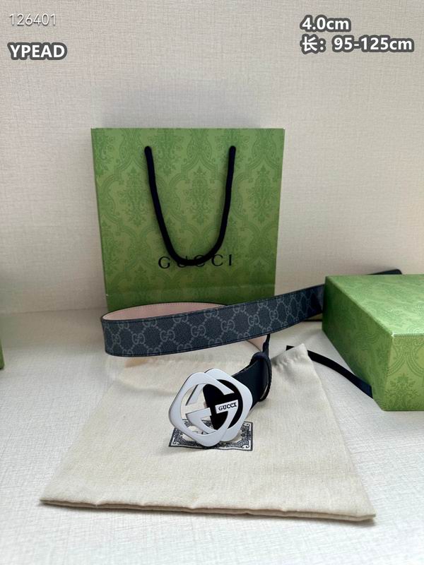 Gucci belt 40mmX95-125cm 8L (104)