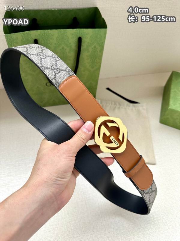 Gucci belt 40mmX95-125cm 8L (122)