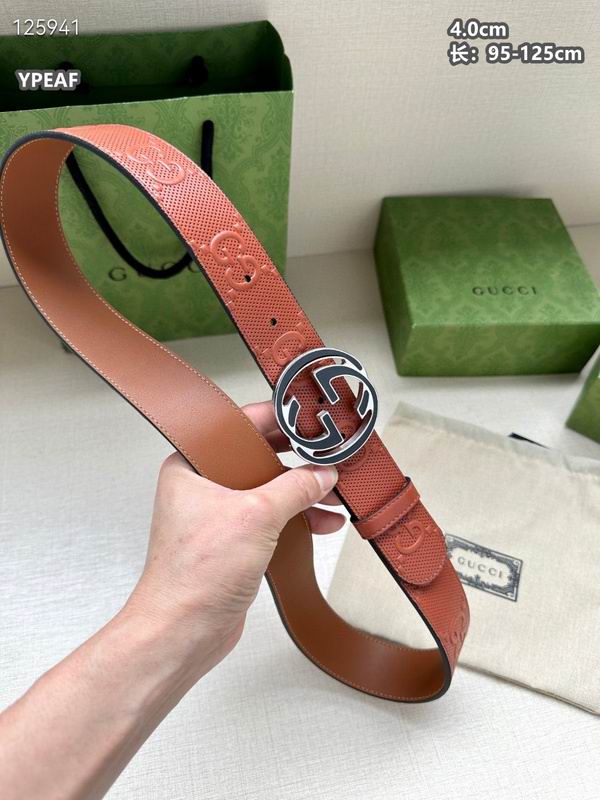 Gucci belt 40mmX95-125cm 8L (244)
