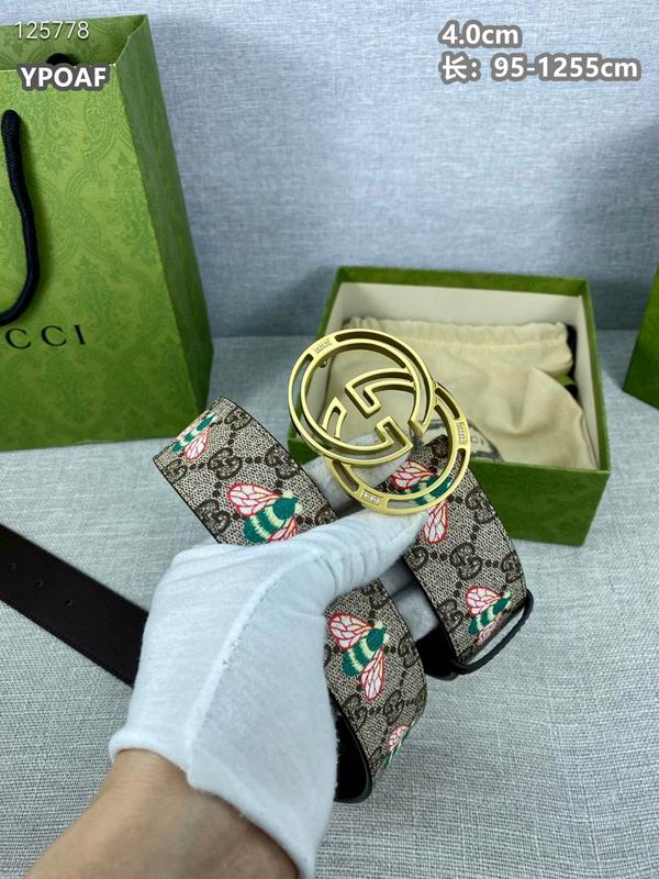 Gucci belt 40mmX95-125cm 8L (259)