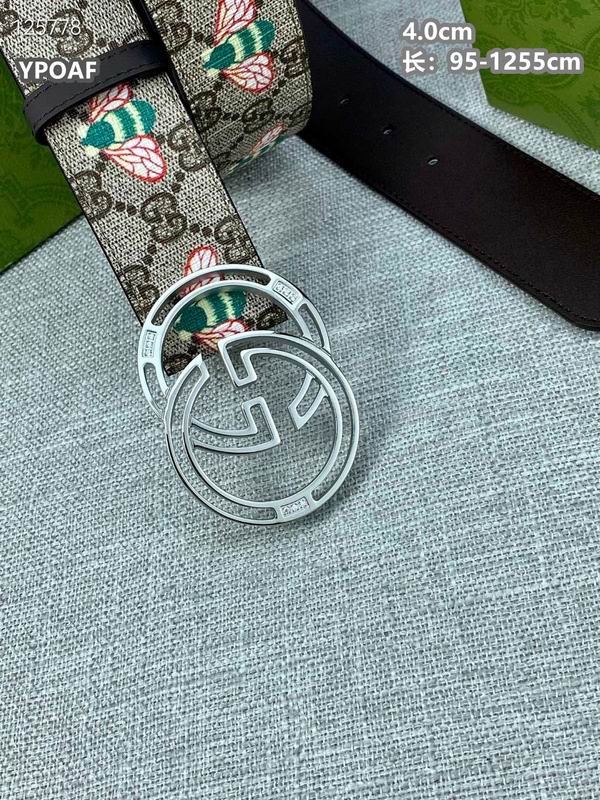 Gucci belt 40mmX95-125cm 8L (262)