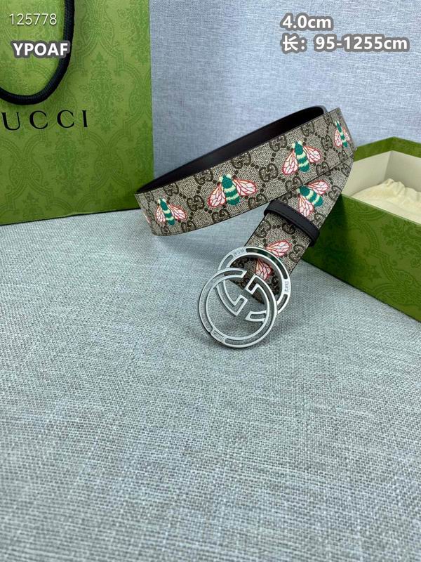 Gucci belt 40mmX95-125cm 8L (263)