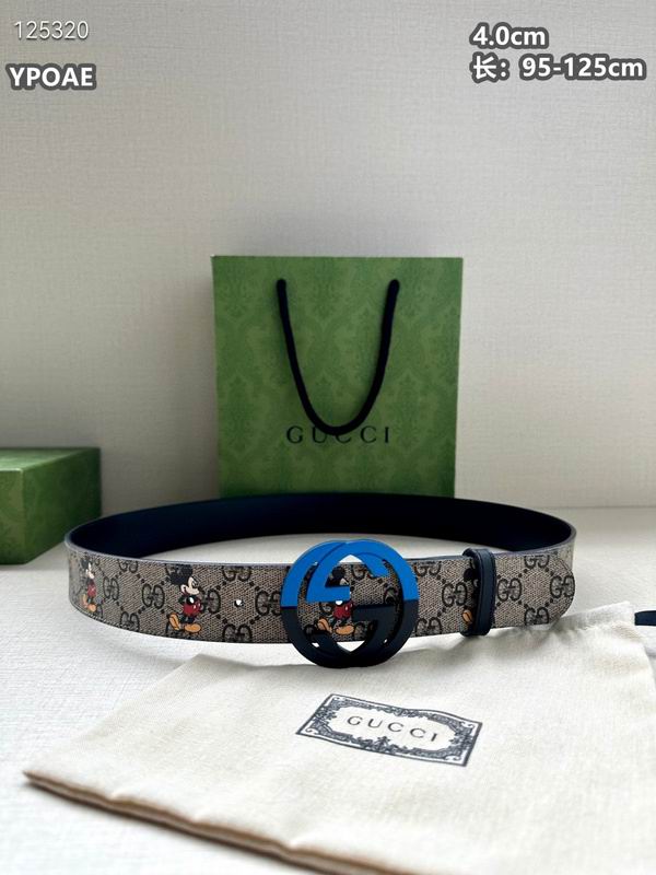 Gucci belt 40mmX95-125cm 8L (293)