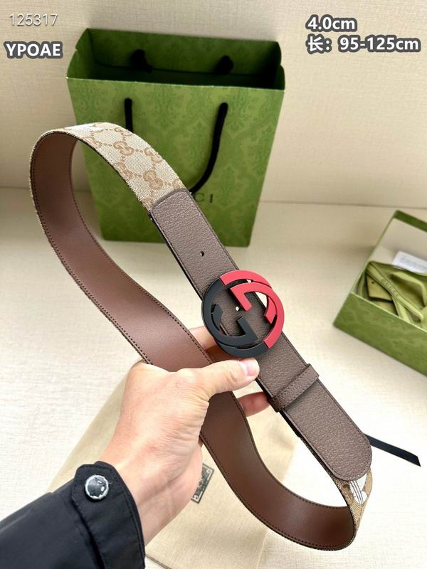 Gucci belt 40mmX95-125cm 8L (314)