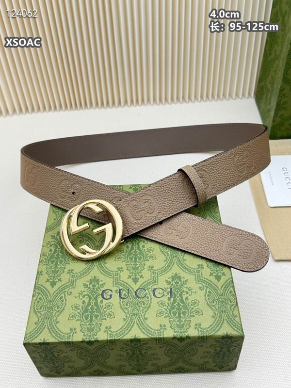 Gucci belt 40mmX95-125cm 8L (438)