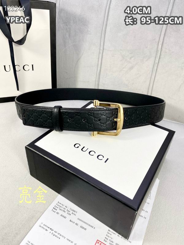 Gucci belt 40mmX95-125cm 8L (513)