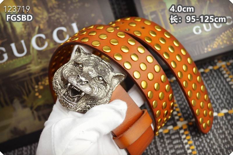 Gucci belt 40mmX95-125cm 8L (521)