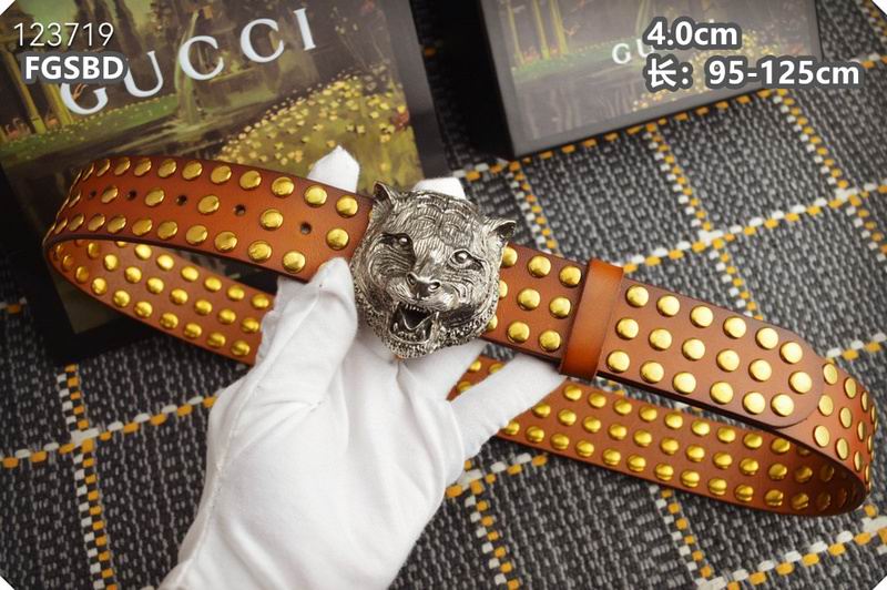 Gucci belt 40mmX95-125cm 8L (522)