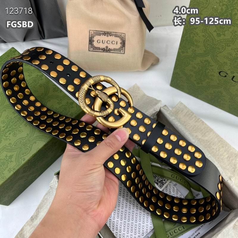 Gucci belt 40mmX95-125cm 8L (533)