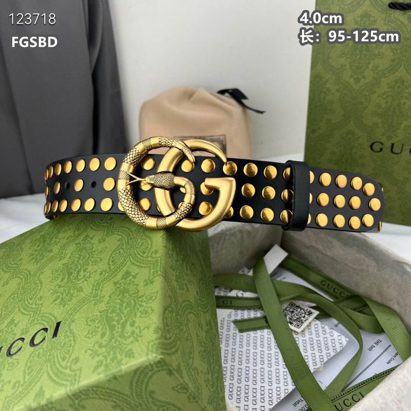Gucci belt 40mmX95-125cm 8L (534)