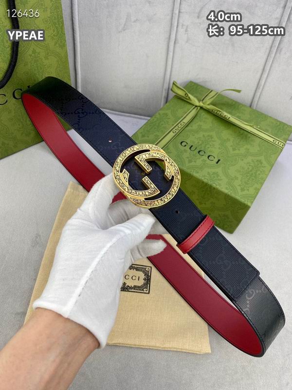 Gucci belt 40mmX95-125cm 8L (54)