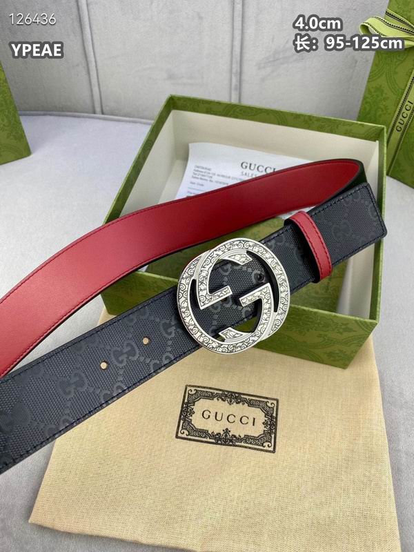 Gucci belt 40mmX95-125cm 8L (56)