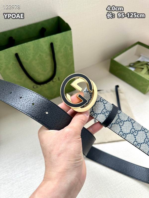 Gucci belt 40mmX95-125cm 8L (565)