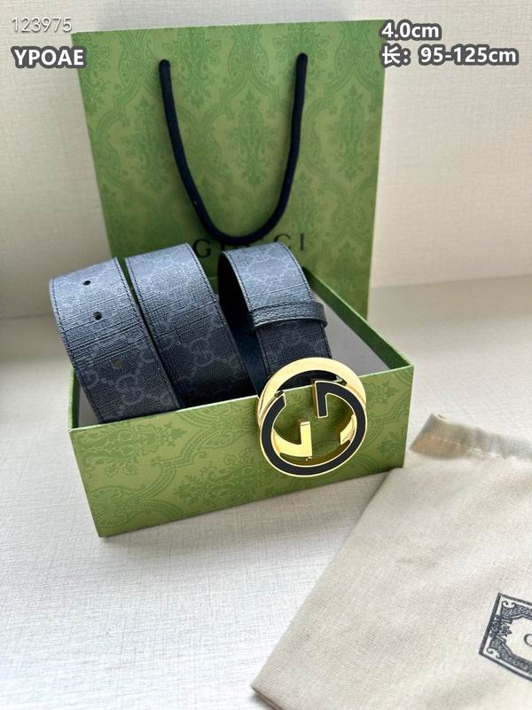 Gucci belt 40mmX95-125cm 8L (582)