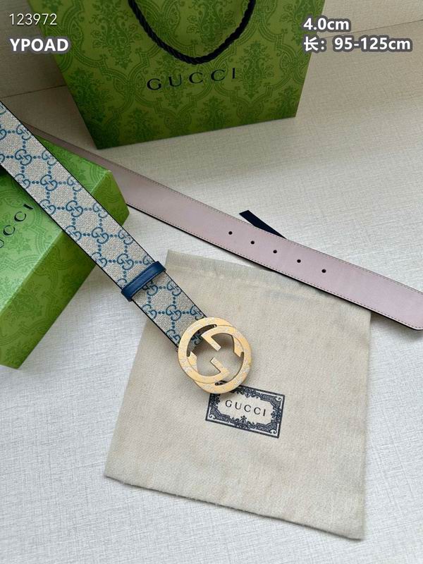 Gucci belt 40mmX95-125cm 8L (654)