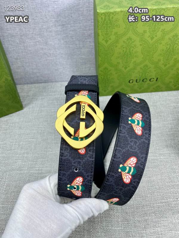 Gucci belt 40mmX95-125cm 8L (684)