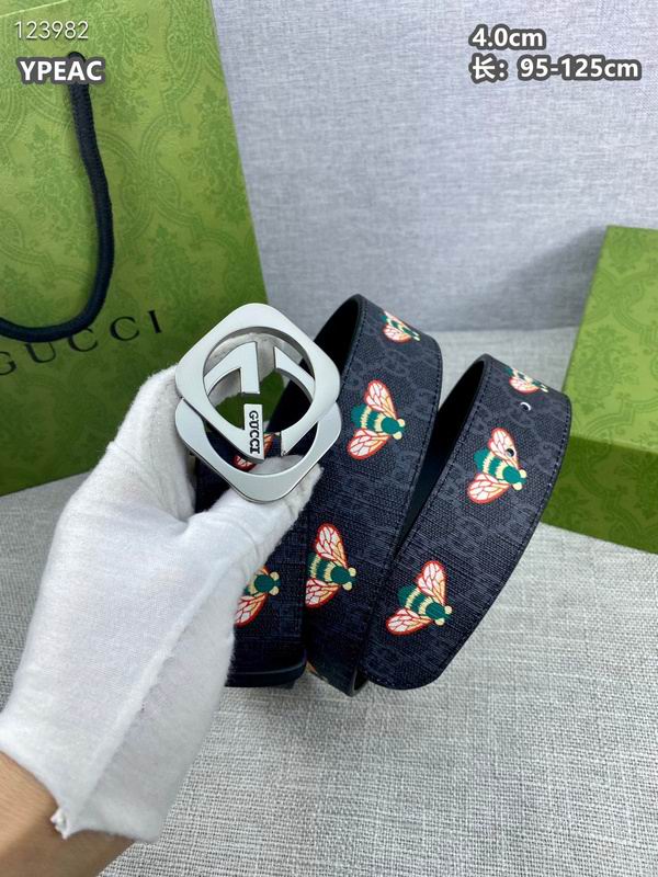 Gucci belt 40mmX95-125cm 8L (689)