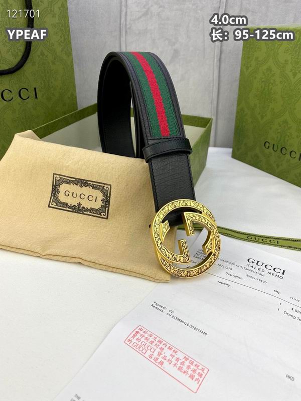 Gucci belt 40mmX95-125cm 8L (827)