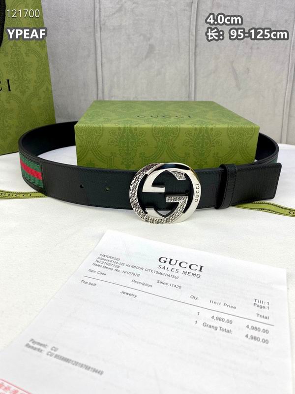 Gucci belt 40mmX95-125cm 8L (836)