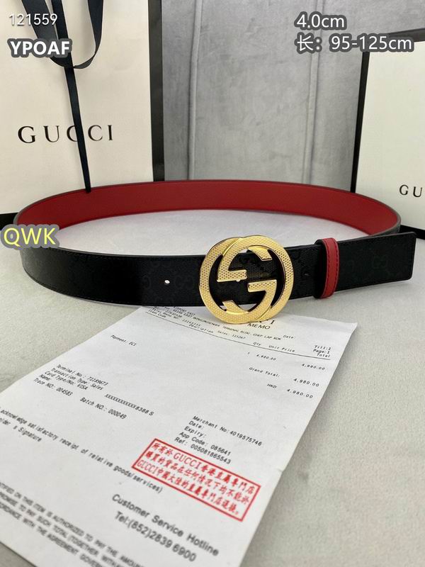 Gucci belt 40mmX95-125cm 8L (867)