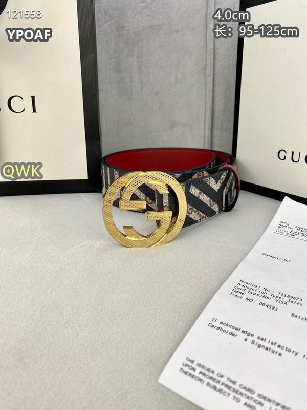 Gucci belt 40mmX95-125cm 8L (869)