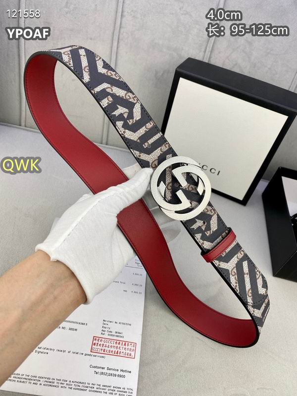 Gucci belt 40mmX95-125cm 8L (872)