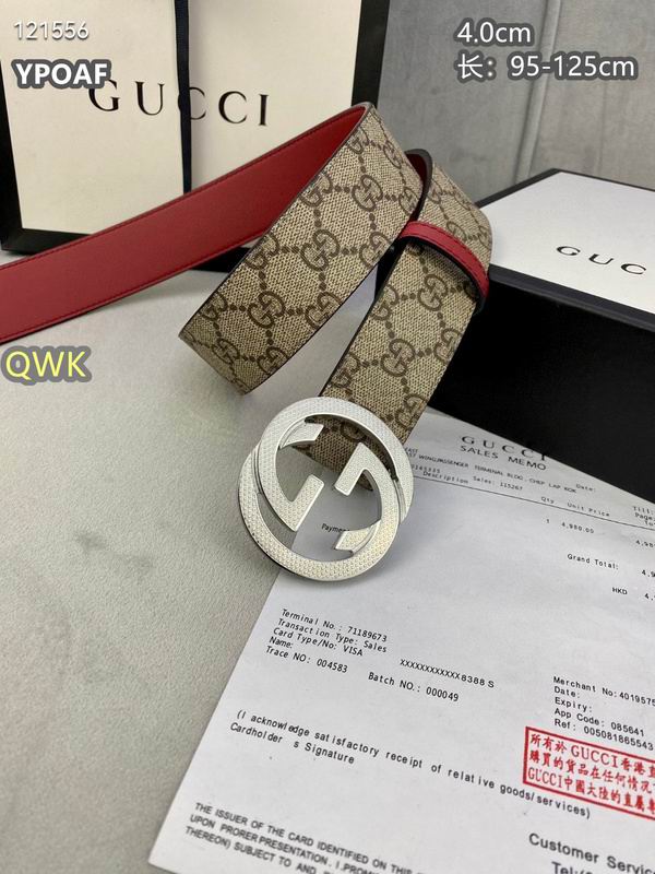 Gucci belt 40mmX95-125cm 8L (880)