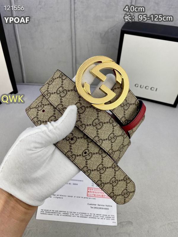 Gucci belt 40mmX95-125cm 8L (882)
