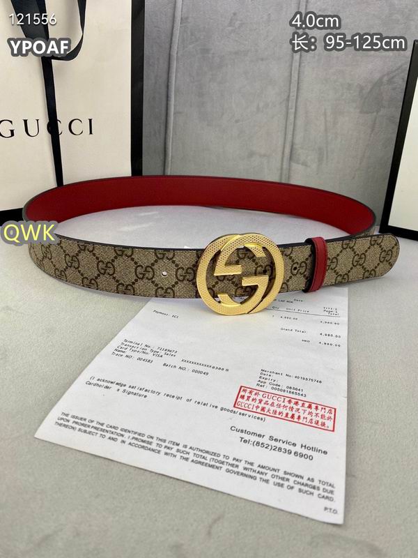 Gucci belt 40mmX95-125cm 8L (883)