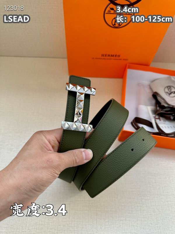 Hermes belt 34mmX100-125cm 8L (13)