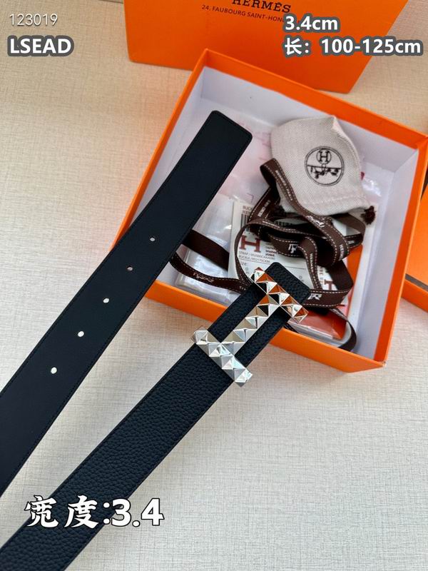 Hermes belt 34mmX100-125cm 8L (3)