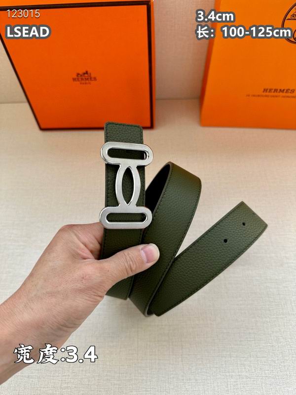 Hermes belt 34mmX100-125cm 8L (35)