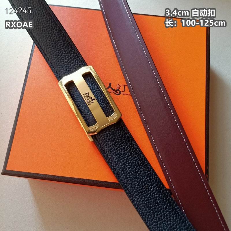 Hermes belt 34mmX100-125cm 8L (37)