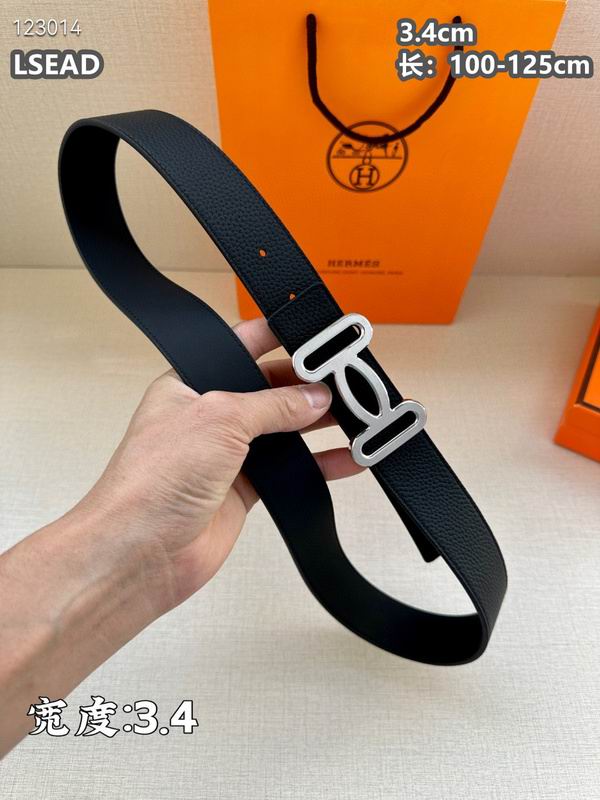 Hermes belt 34mmX100-125cm 8L (38)