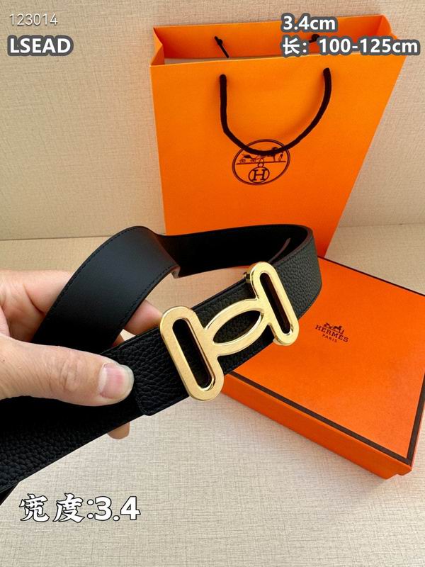 Hermes belt 34mmX100-125cm 8L (42)