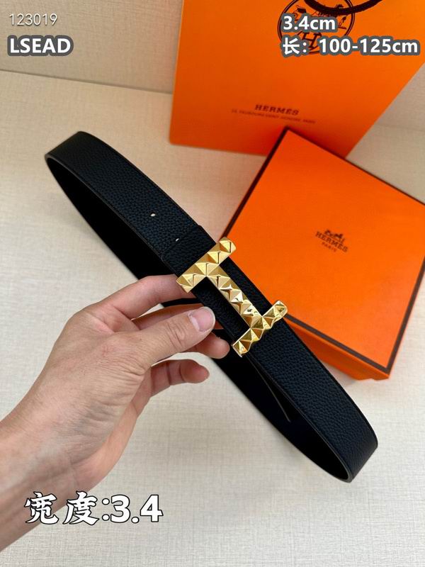 Hermes belt 34mmX100-125cm 8L (8)