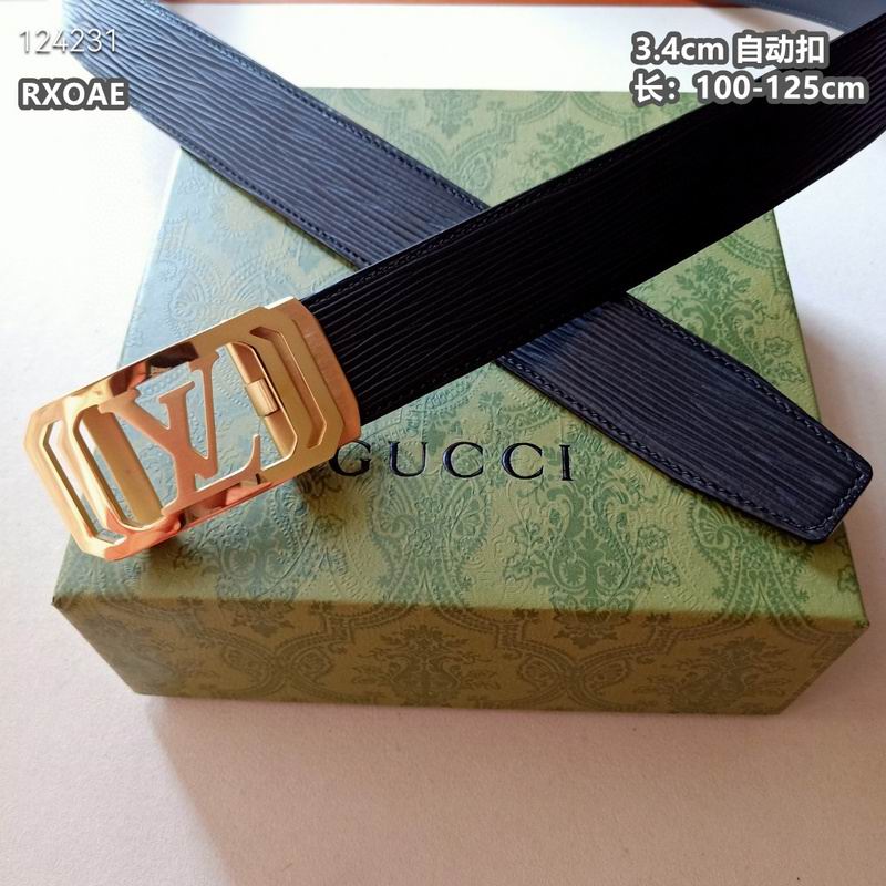 LV belt 34mmX100-125cm 8L (85)