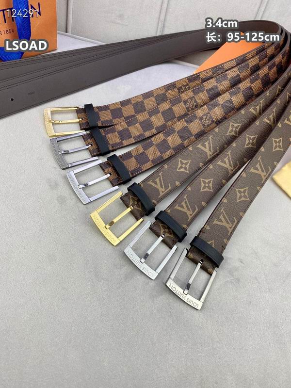 LV belt 34mmX95-125cm 8L (72)