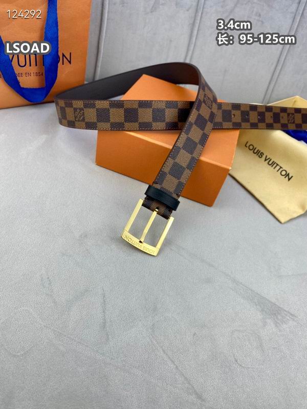 LV belt 34mmX95-125cm 8L (80)
