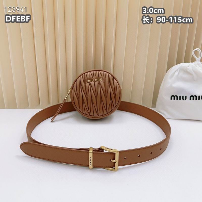 Miumiu belt 30mmX90-115cm 8L (30)