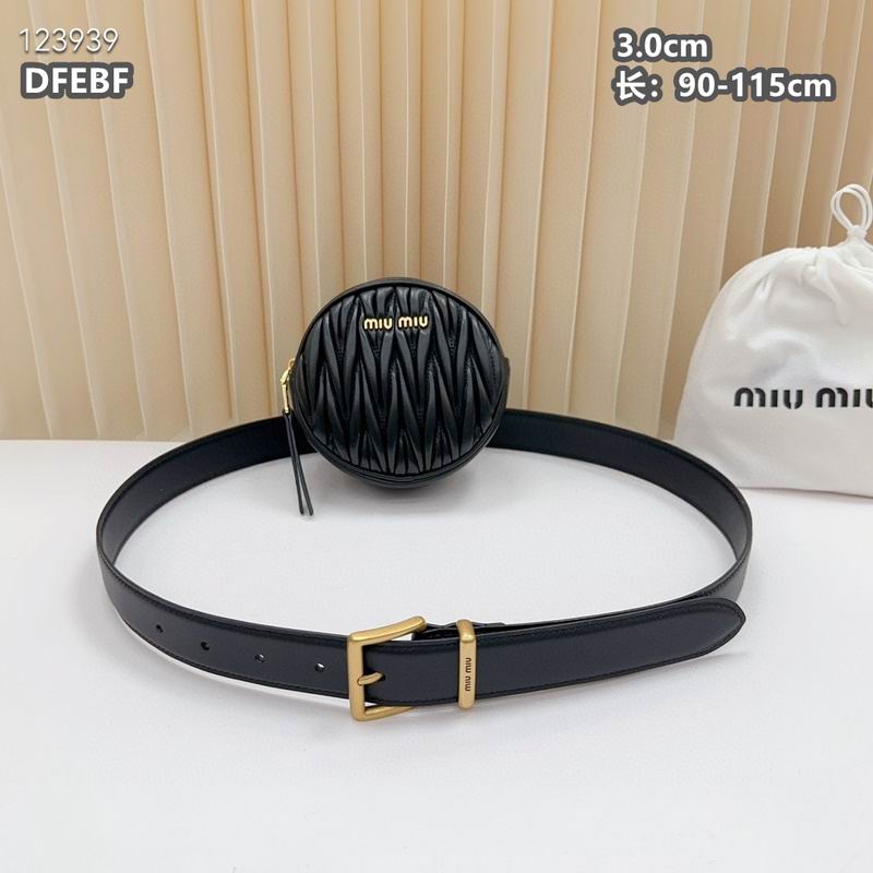 Miumiu belt 30mmX90-115cm 8L (45)